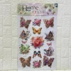 Butterfly flower three-dimensional layer tiling decorative painting three-dimensional handcrafted layer wall tiling European-style room living room decorative wall Application Scenario